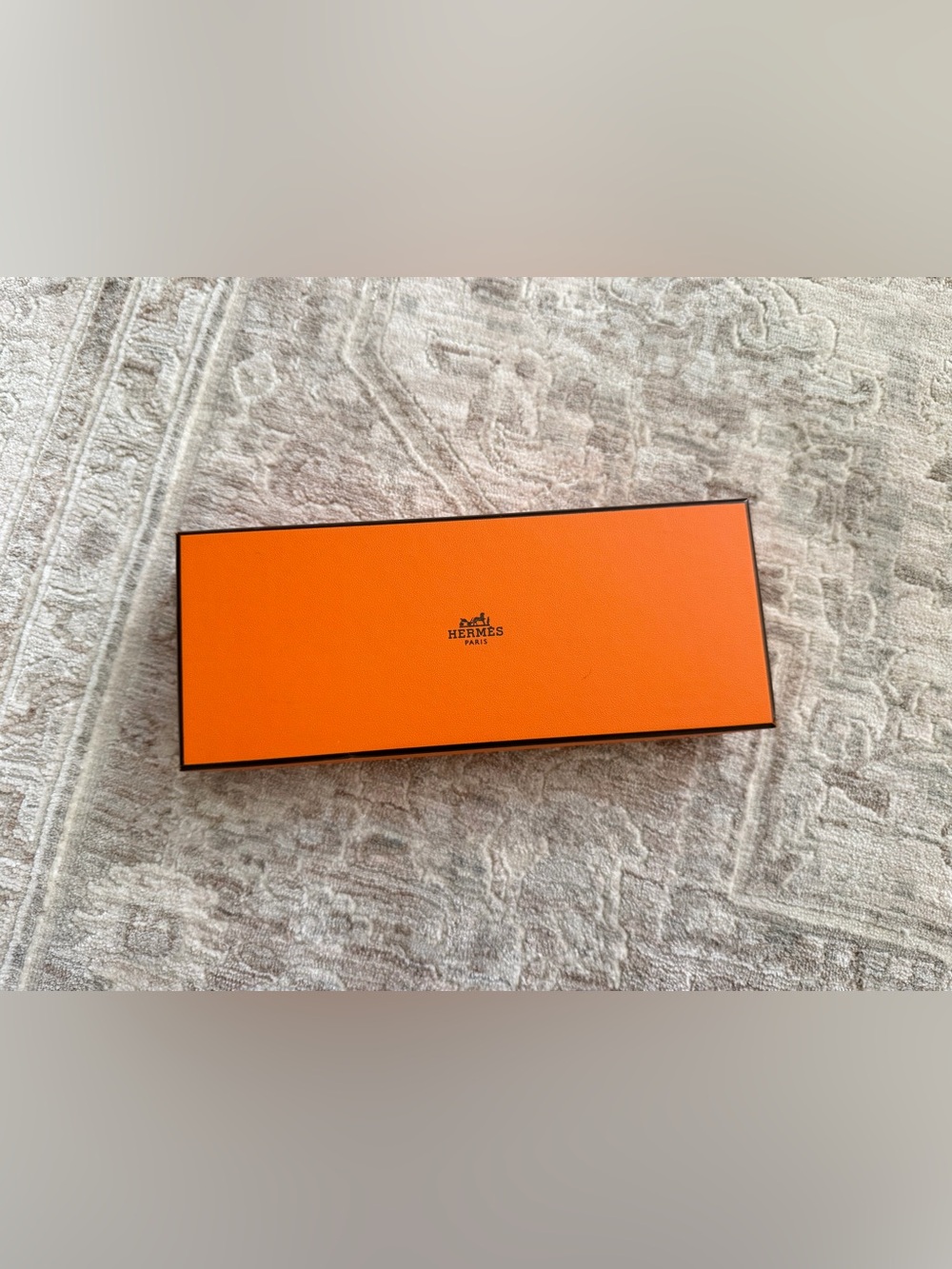 Authentic Hermès Paris Orange Gift Box w/ Ribbon & Tissue Paper